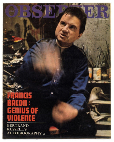 Observer Magazine 5 March 1967 Francis Bacon Bertrand Russell story Pt 2