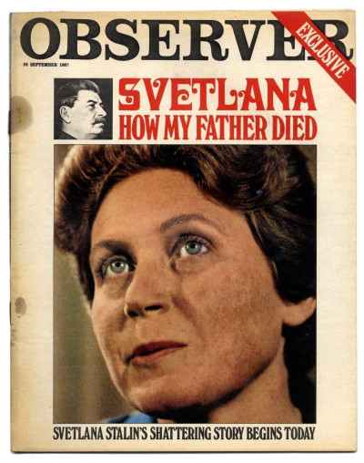 Observer Magazine 24 September 1967 Svetlana Stalin Joseph Miki Sekers