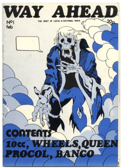 Way Ahead Magazine No 1 February 1976 Queen Dr Feelgood John Cale Roxy Music Uriah Heep Gong