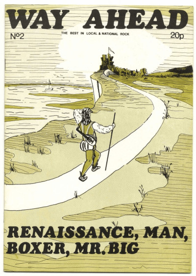 Way Ahead Magazine No 2 March 1976 Babe Ruth Ange Patti Smith Man The Band Renaissance Boxer Snafu