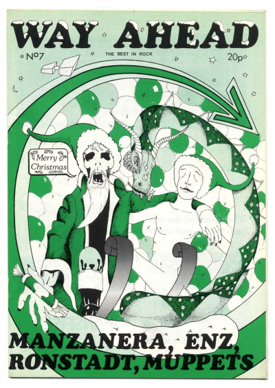 Way Ahead Magazine No 7 August 1976 Phil Manzanera Linda Rondstadt Led Zeppelin Thin Lizzy Steve