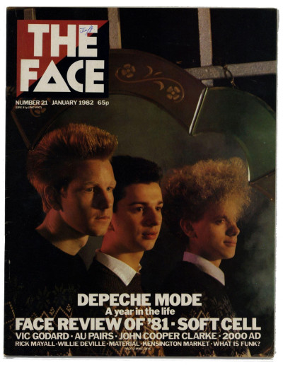 The Face Magazine No 21 January 1982 Depeche Mode Rik Mayall Vic Goddard Soft Cell John Cooper Clark