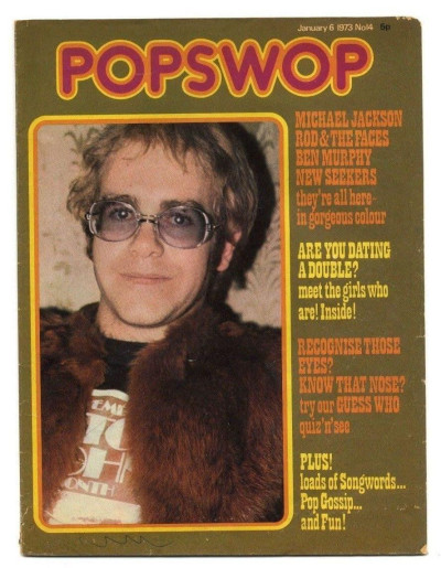 Popswop Magazine No 14 January 6 1973 Michael Jackson Faces New Seekers Ben Murphy