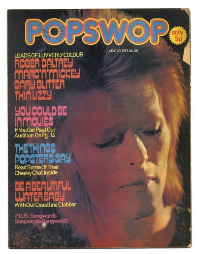 Popswop Magazine No 38 June 23 1973 David Bowie Thin Lizzy Sweet Status Quo