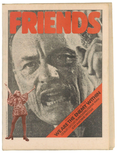 Frendz/Friends Magazine/Newspaper No 9 July 10 1970 William Burroughs Soft Machine Reggae Occult