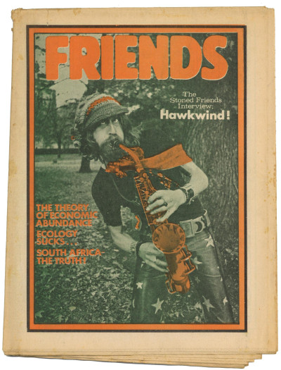 Frendz/Friends Magazine/Newspaper No 19 November 13 1970 Hawkwind interview Nerve Gas Ecology Sucks