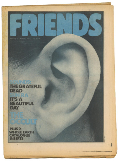 Frendz/Friends Magazine/Newspaper No 8 June 12 1970 The Occult Grateful Dead Sun Ra Bath Blues Festival