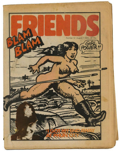 Frendz/Friends Magazine/Newspaper No 12 August 20 1970 Uschi Obermaier Phun City Robert Crumb