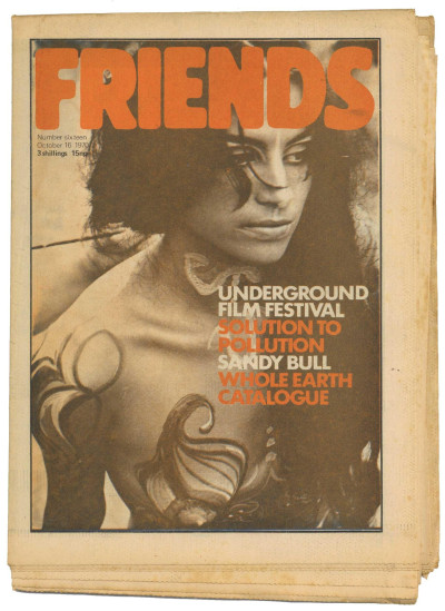 Frendz/Friends Magazine/Newspaper No 16 October 19 1970 Sandy Bull Underground Film Zappa