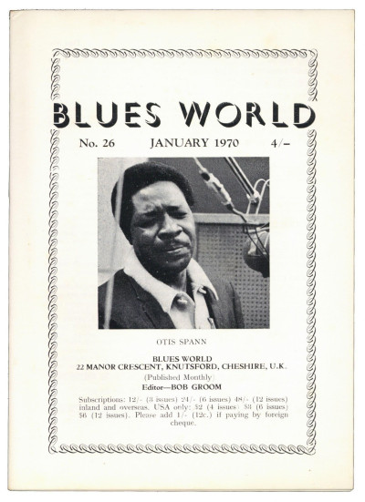Blues World Magazine No 26 January 1970 Jesse Fuller Tyler Texas Blues