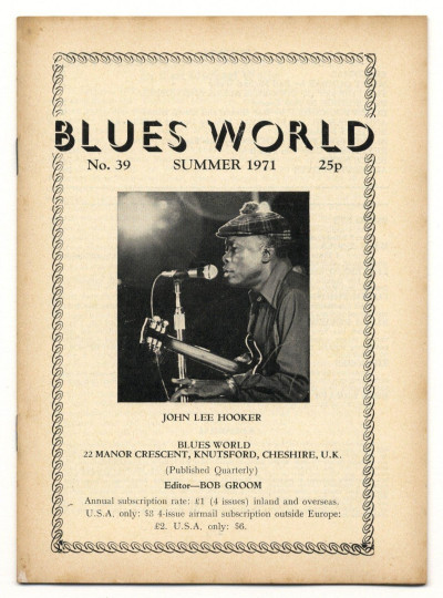Blues World Magazine No 39 Summer 1971 Scott Dunbar