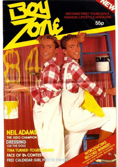 BOY ZONE Magazine No 2 Tina Turner Kim Wilde Neil Adams February 1984