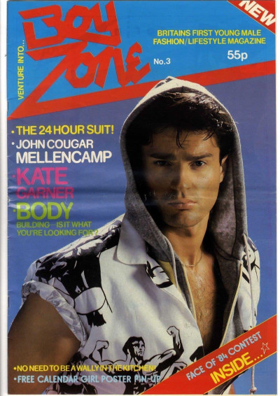 BOY ZONE Magazine No 3 John Cougar Mellencamp Leigh Warman Kate Garner 1984