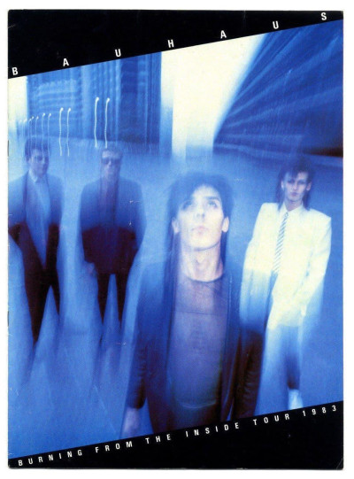 BAUHAUS Burning from the Inside tour programme 1983