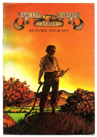 Barclay James Harvest Autumn Tour Concert programme 1975