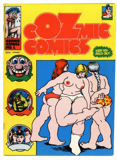 cOZmic Comics Issue No 1 Early 1972 UK Oz Era Underground Comic Robert Crumb cover (1)