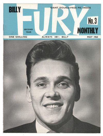 Billy Fury Monthly Magazine issue No 3 May 1964 Early UK Music mag (1)