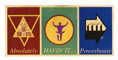 Absolutely Havin'it Powerhouse Rave Dance Trance Flyer 1995