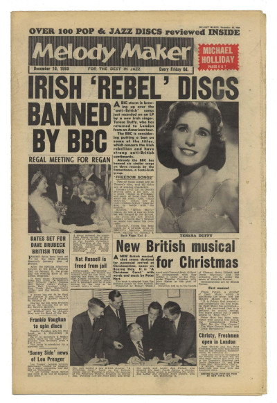 Melody Maker December 10, 1960 Billie Holiday Duke Ellington The Drifters Humphrey Lyttelton