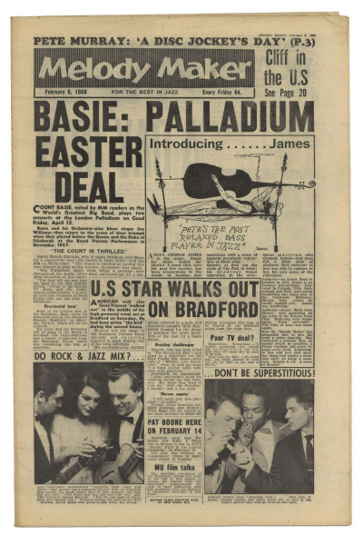Melody Maker February 6, 1960 Frank Sinatra Tubby Hayes Lester Young Miles Davis Quincy Jones