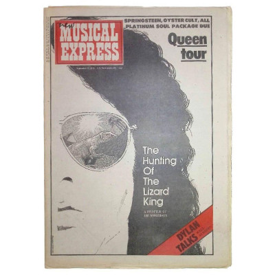 NME Magazine  27 September 1975 Jim Morrison Freddie Mercury Dr Feelgood Betty Davis Hedgehog Pie