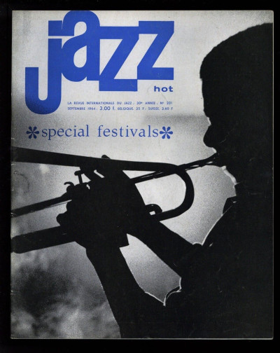 Jazz Hot Magazine Septembre September 1964 Eric Dolphy Howard McGhee Carmel Jone