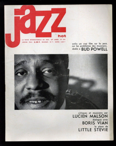 Jazz Hot Magazine Janvier January 1964 Bud Powell Booker Ervin Roland Kirk