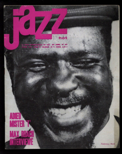 Jazz Hot Magazine Fevrier February 1964 Max Roach Oscar Brown Jack Teagarden