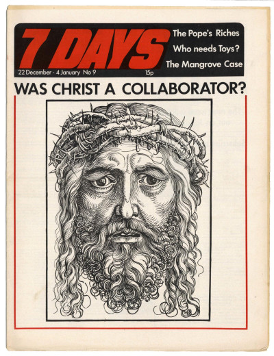 7 Days Magazine No 9 December 22, 1971 "Was Christ a Collaborator" Festival  of Light Marxism