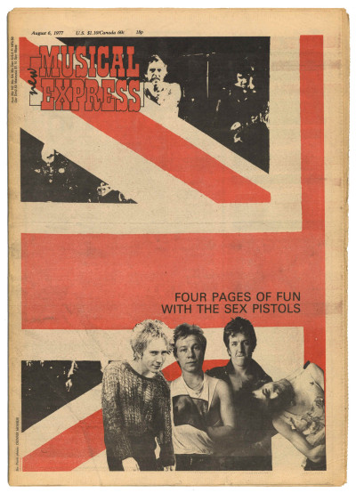 NME Magazine 6 August 1977 Sex Pistols Sid Vicious Led Zeppelin Patti Smith Beach Boys Elvis Costello