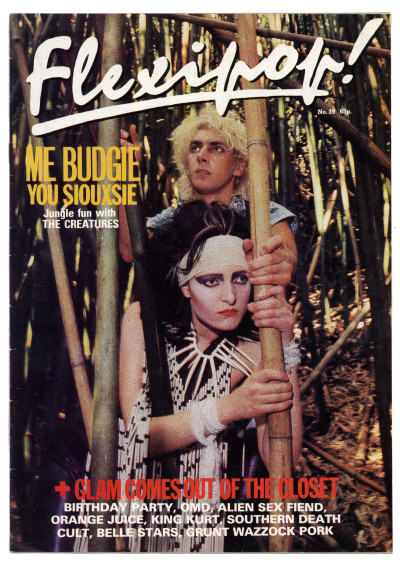 Flexipop Magazine No 29 Birthday Party (Nick Cave feature) Virgin Prunes Alien Sex Fiend OMD Orange Juice King Kurt Southern Death Cult Belle Stars