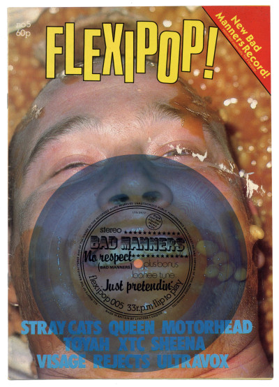 Flexipop Magazine No 5 with Bad Manners flexidisc Motorhead Thin Lizzy Queen Kate Bush XTC Steve Strange Ultravox Julian Cope