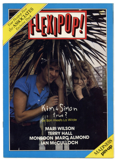 Flexipop Magazine No 20 with Associates flexidisc + Madness Scritti Politti Haysi Fantaysi Duran Duran Kim Wilde