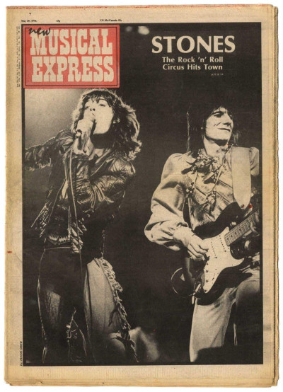 NME Magazine 29 May 1976 Rolling Stones Chuck Berry Todd Rundgren Joe Higgs