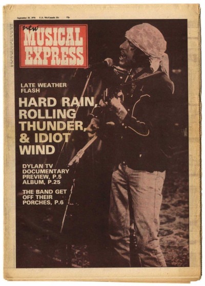 NME Magazine 25 September 1976 Bob Dylan Todd Rundgren Queen Crosby & Nash