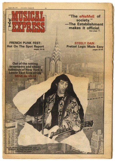 NME Magazine 13 August 1977 the Damned The Clash Steely Dan Jonathan Richman