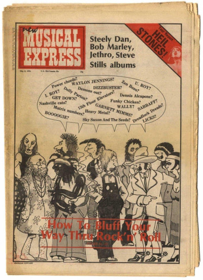 NME Magazine 8 May 1976 Chris Spedding Bob Marley Rolling Stones