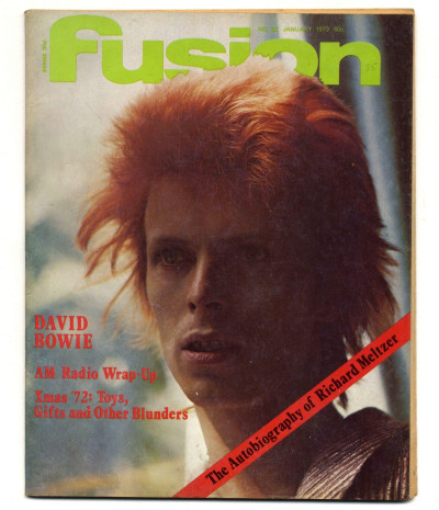 Fusion Magazine No 82 January 1973 David Bowie Richard Meltzer