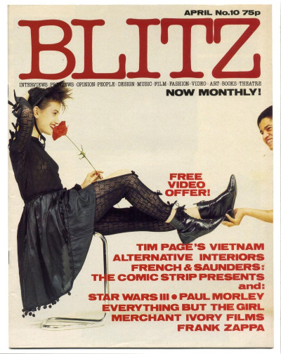 Blitz Magazine No 10 April 1984 Comic Strip French Saunders Star Wars Frank Zappa Paul Morley4