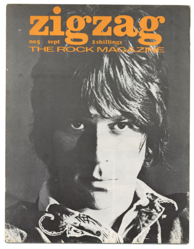 Zigzag Magazine No 5 Sept 1969 Groundhogs Jeff Beck Canned Heat Black Cat Bones Andromeda