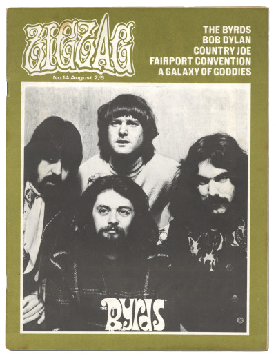 Zigzag Magazine No 14 August 1970 Byrds Fairport Country Joe Capt Beefheart Deep Purple Free