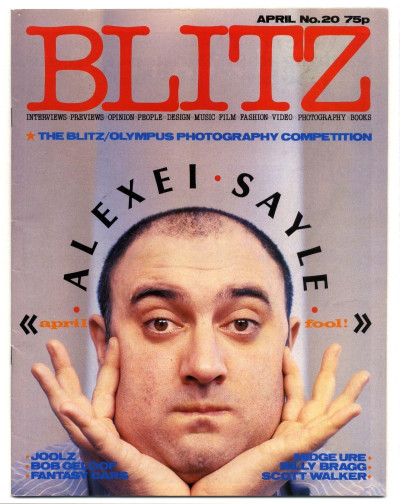 Blitz Magazine No 20 April 1985 Alexei Sayle Bob Geldof Midge Ure Billy Bragg Scott Walker Joolz