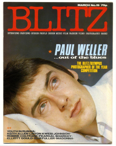 Blitz Magazine No 19 March 1985 Paul Weller Keith Allen Madonna Linton Kwesi Johnson Robbie Coltrane