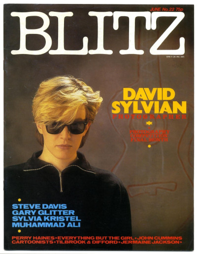 Blitz Magazine No 22 June 1985 David Sylvian Muhammad Ali Sylvia Kristel Steve Davis Gary Glitter Pe