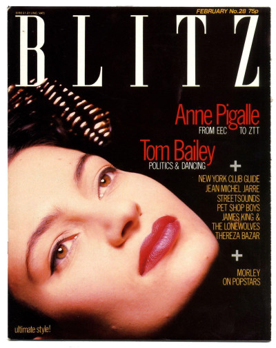 Blitz Magazine No 28 February 1986 Anne Pigalle Tom Bailey Pet Shop Boys Jean Michel Jarre Thereza B