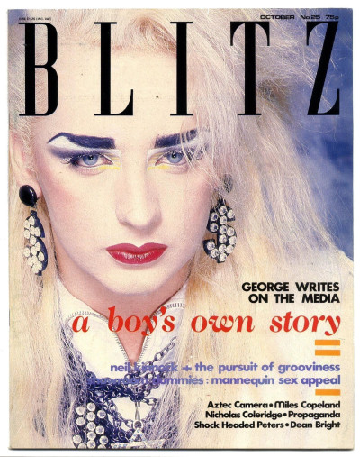 Blitz Magazine No 25 October 1985 Boy George Propaganda Miles Copeland Aztec Camera Neil Kinnock Sho