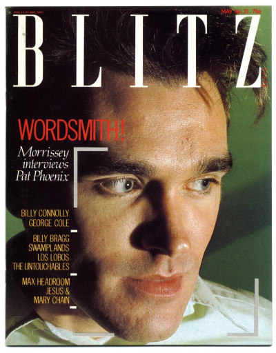 Blitz Magazine No 31 May 1986 Morrissey Billy Bragg Billy Connolly Max Headroom Jesus and Mary Chain