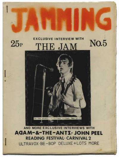 Jamming Magazine Fanzine/zine No 5, 1979 Paul Weller/The Jam John Peel Adam and the Antz Ultravox
