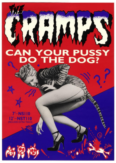 The Cramps Can Your Pussy do the Dog rare Original vintage in shop promotional Poster 42x59cm