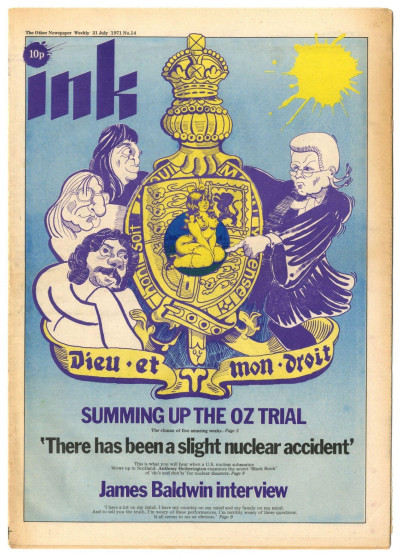 Ink Magazine The Other Newspaper No. 14, 31 July 1971 James Baldwin Summing up of the Oz Trial